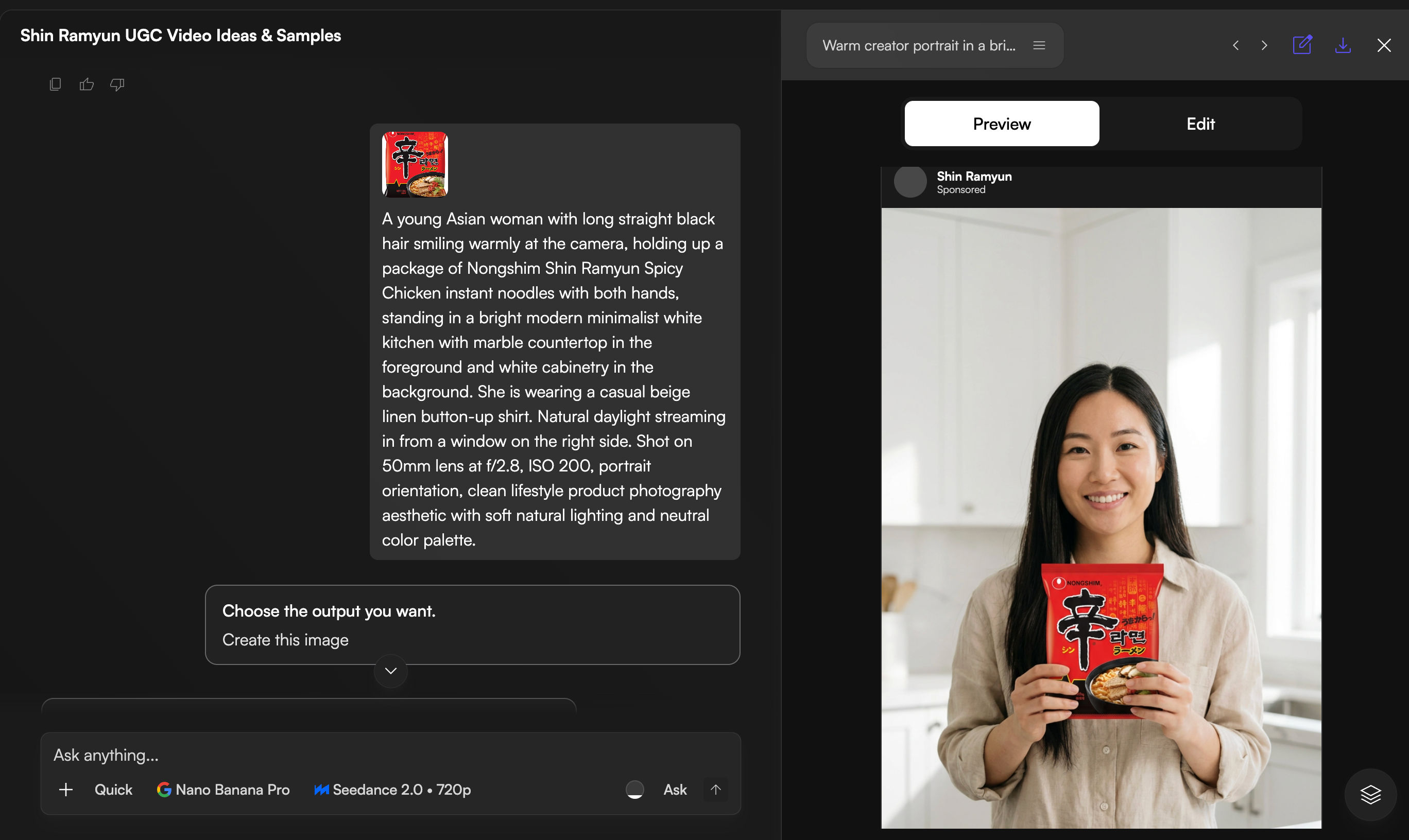 Playad preview split screen